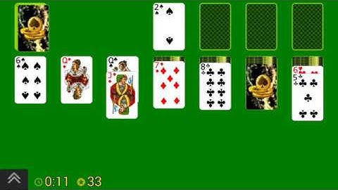 Solitaire (by IGC Mobile) - card game for Android - gameplay.