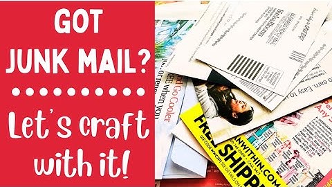 Junk Mail Flippy Floppy Folio | Recycled Materials for base