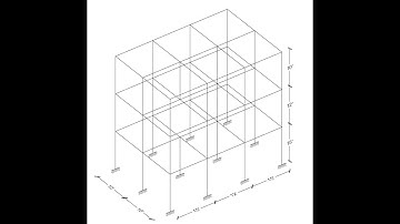 SAP2000 3D Moment Frame Analysis
