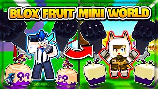 Siro Ăn Trái Mochi Của Katakuri Trong Mini World  | Blox Fruit Nhưng Chỉ Có Wano Quốc