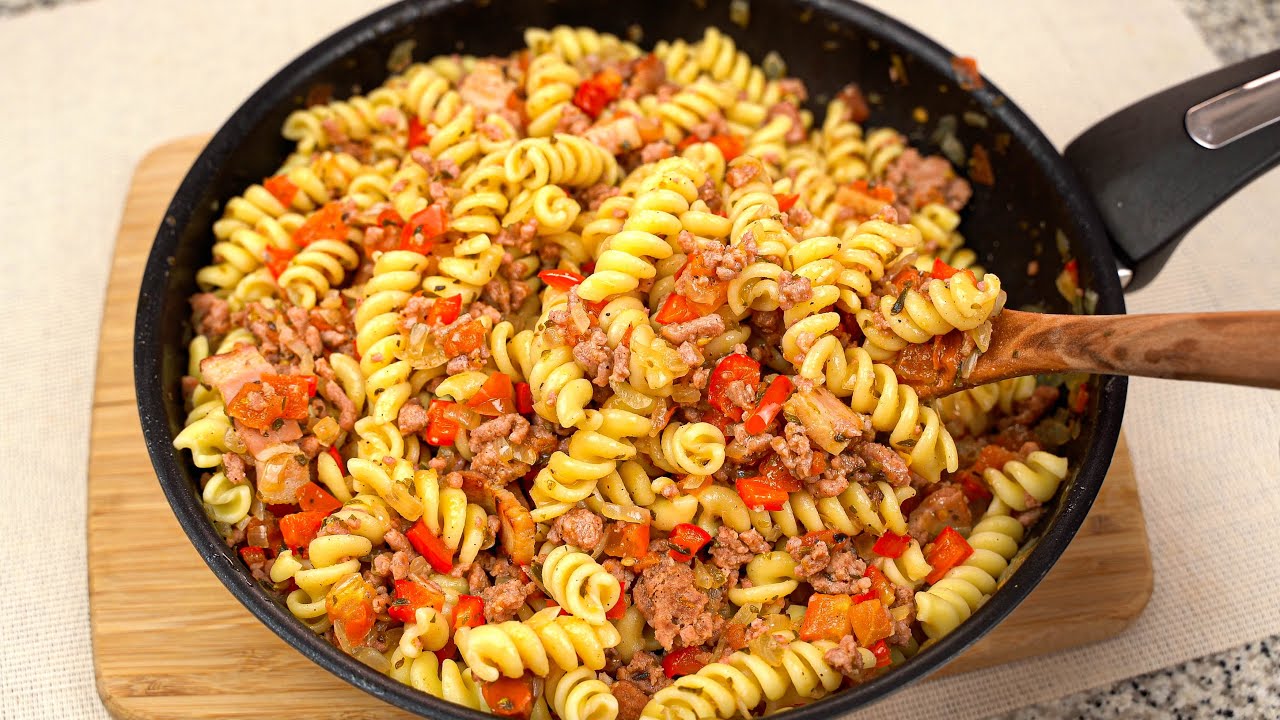 Such Delicious I have never eaten such delicious pasta! Now I just cook! - YouTube