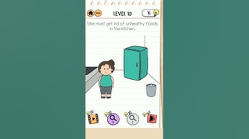 Brain test 2 Fitness with Cindy (walkthrough Level 10)