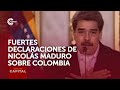 "Colombia es un narcoestado, socio de Donald Trump", Nicolás Maduro