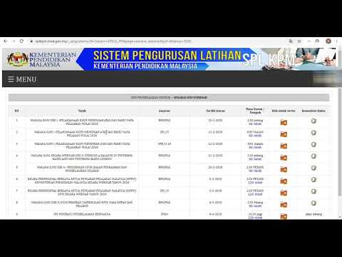Kaedah Melihat sesi Webinar Melalui SPLKPM