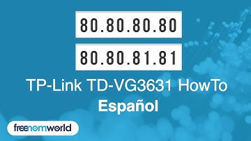 Freenom World TP-Link TD-VG3631 HowTo (Español)