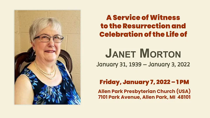 Janet Morton Memorial