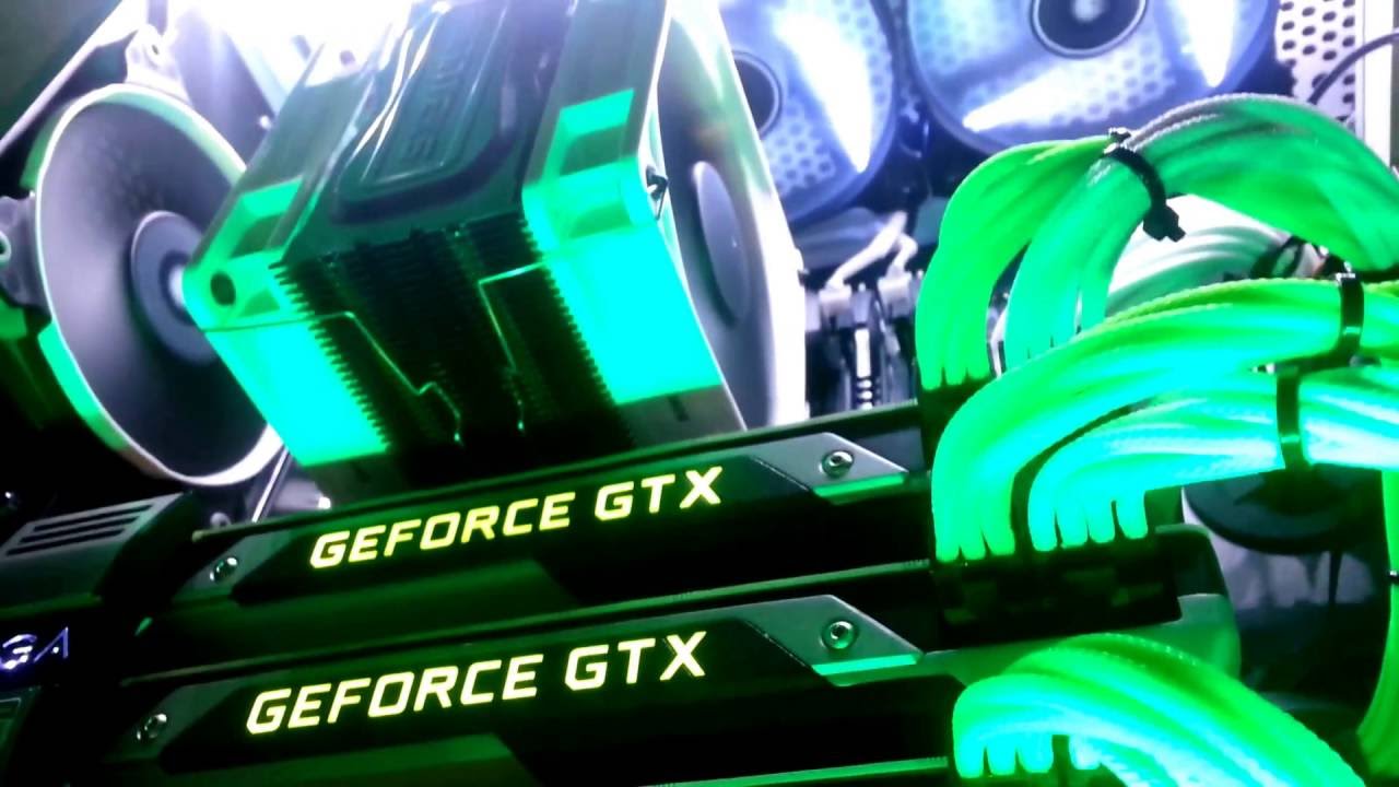 PC Gaming rig 2016 - now with EVGA LED PRO SLI Bridge