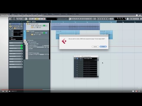 How to Record MIDI in Cubase | Getting Started with Cubase 7