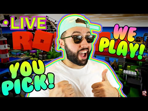 Roblox Live Pick A Game Let S Play Ninja Legends Jailbreak - join me for a live roblox stream today on the official