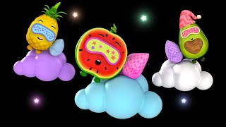 Sleeping on the Clouds Watermelon and Fruits |  | BedTime Video | Relaxing Animation & Music