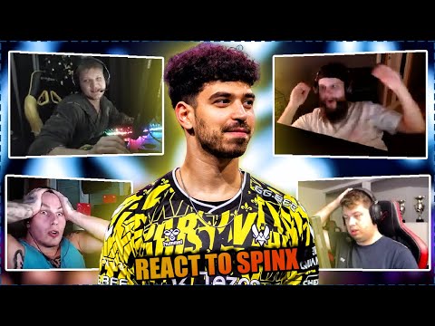 CS GO PROS & CASTERS REACT TO SPINX UNREAL PLAYS
