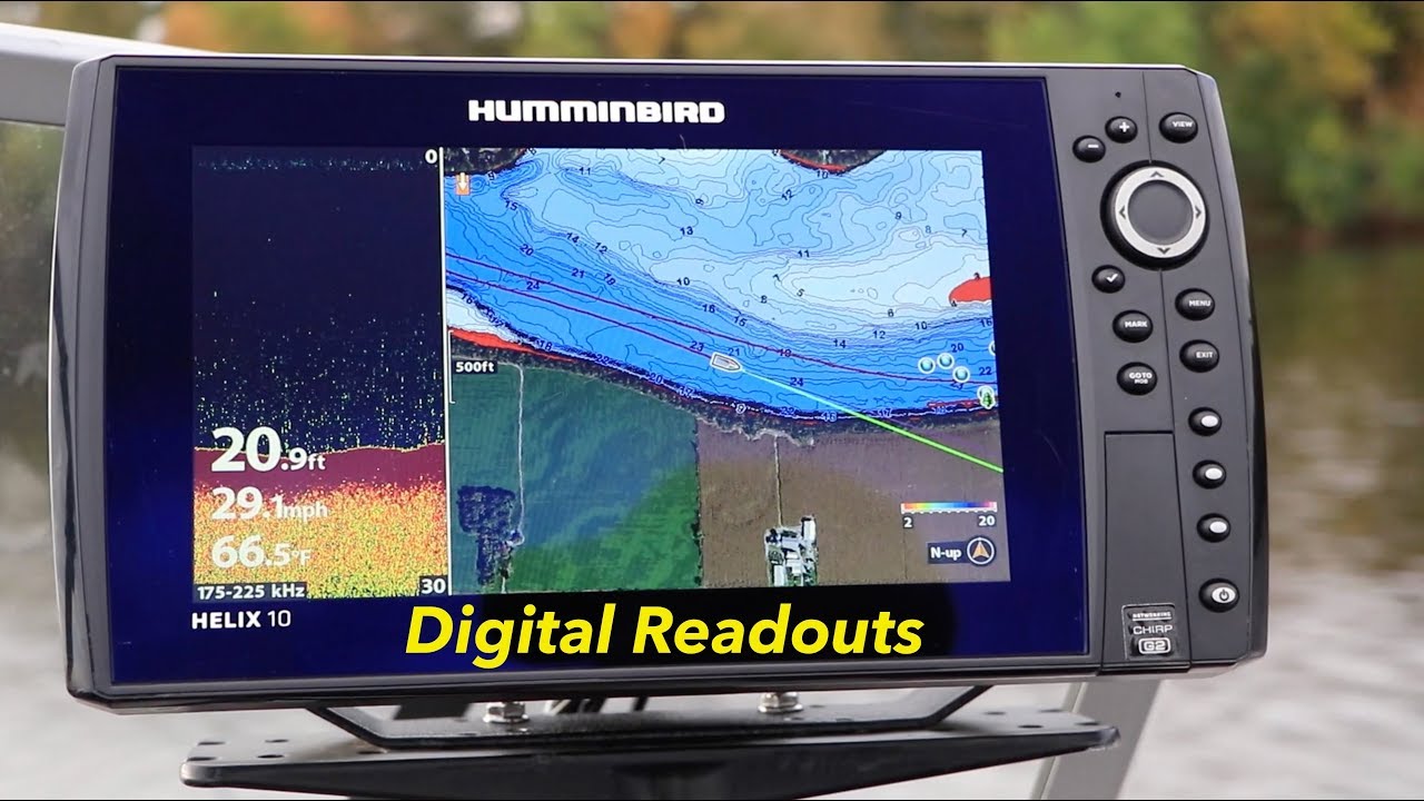 Humminbird HELIX Digital Readouts The Technological Angler YouTube