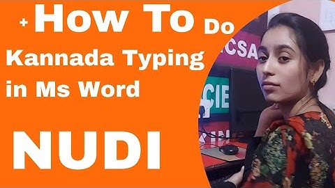 How to Use Nudi | Kannada Typing |  in Computer or #MS-Word  #Excel #computer #technology