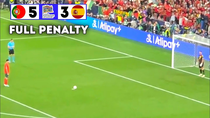 Penalty Shootout - Portugal vs Spain (5-3) Full Penalty | European Nations Final