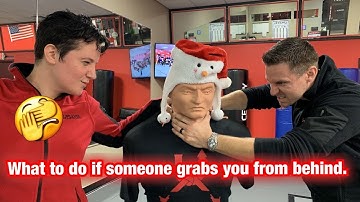 WHAT TO DO IF SOMEONE GRABS YOU FROM BEHIND | UPLEVEL MARTIAL ARTS