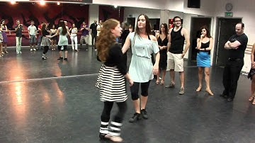 Zouk Lambada Israel Intermediate Class With Yuli @ Studio B