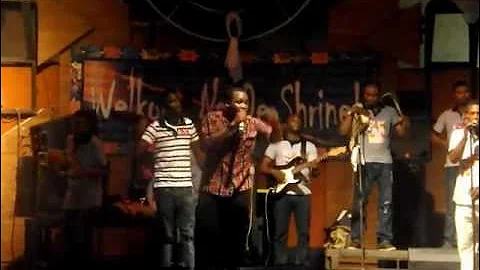 REMI ALUKO PLAYING IN THE NEW AFRIKA SHRINE