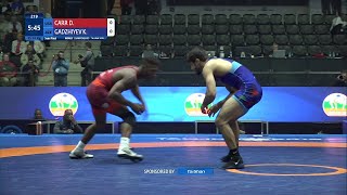 1/2 FS - 74 kg: D. CARR (USA) v. K. GADZHIYEV (AZE)