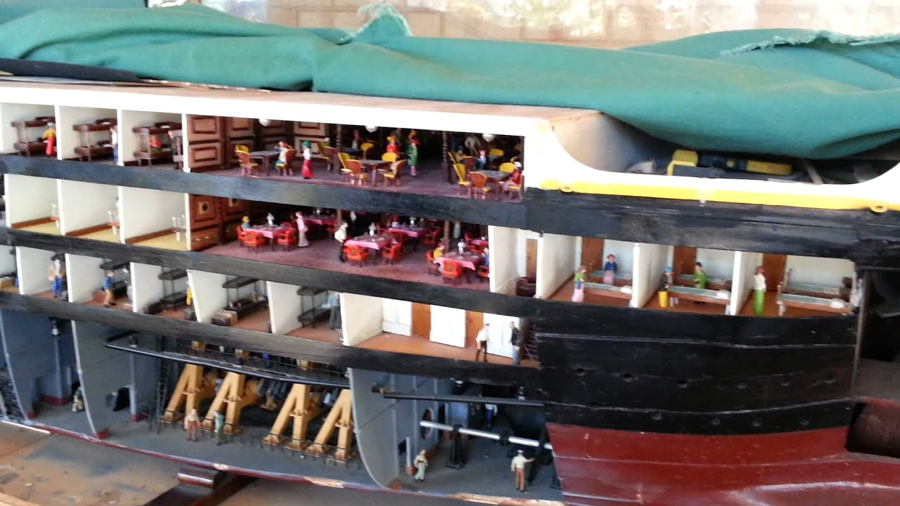 Awesome handmade Titanic wooden model ship 20131205 144008 