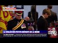 La veille de william et harry autour du cercueil delizabeth ii  westminster hall