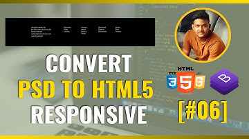 PSD to HTML using Bootstrap 4 | Tinyone PSD Template | Footer Section [#6]