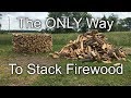 How to Stack Firewood - Holz Hausen Pt. 1
