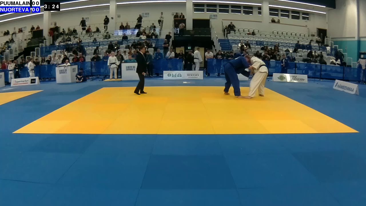 Judo Baltic Sea Championships 2020: M-100: PUUMALAINEN - NUORTEVA - YouTube