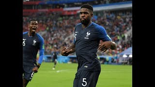 Samuel Umtiti Goal vs Belgium - World Cup 2018 - English Commentary - HD 1080i