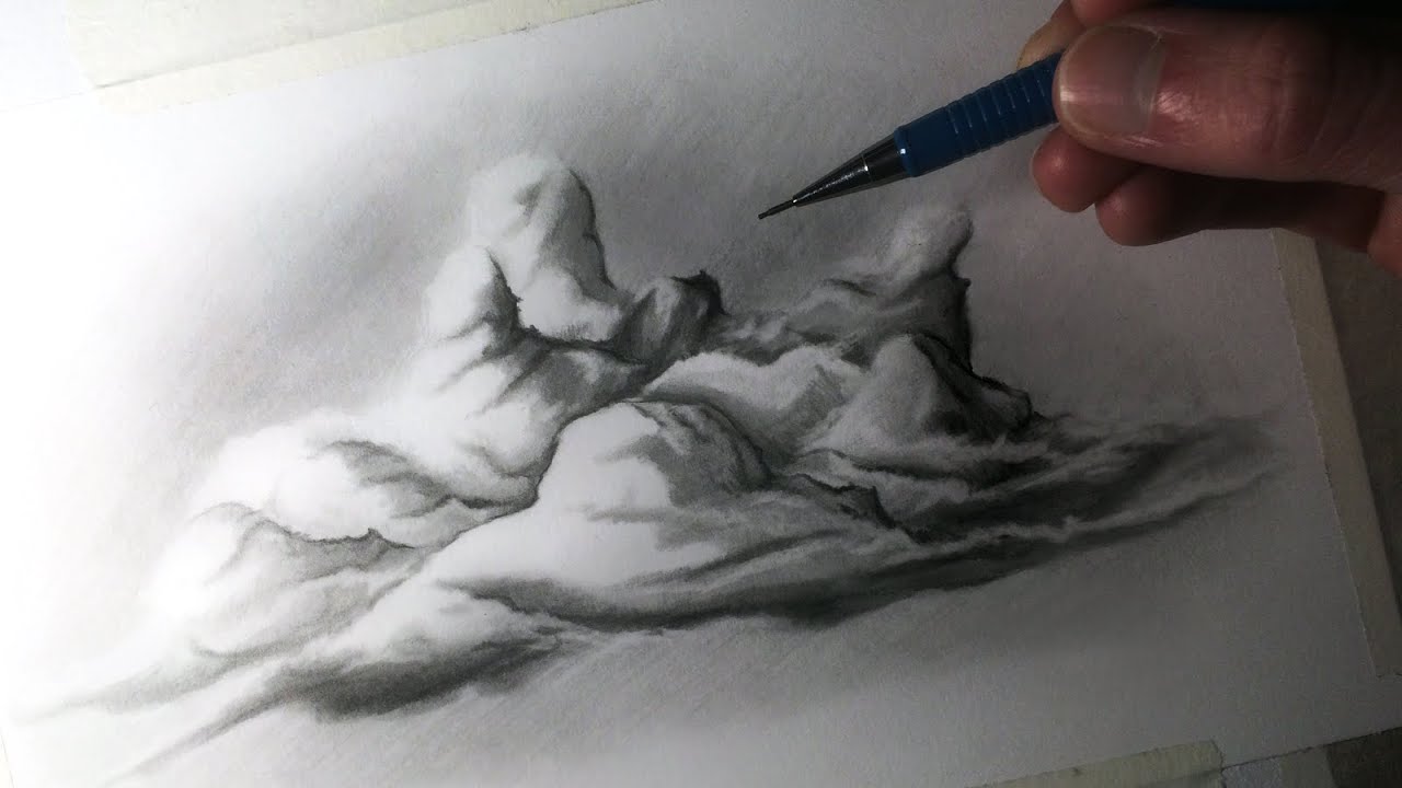 How to Draw Clouds - YouTube