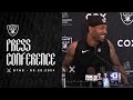 Jack jones zamir white and alexander mattison presser  52924  raiders  nfl