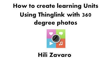 Create 360 degree photo Learning Unit Using Thinglink