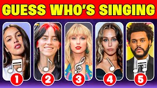 Guess Who's Singing: Music Challenge! 🎤🤔 Famous Singers & Celebrities