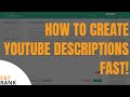 How To Create YouTube Descriptions Fast With PageRewriter | Create YouTube Descriptions Fast