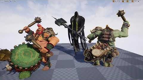 Sevarog and the Narbash Twins - Unreal Engine Test