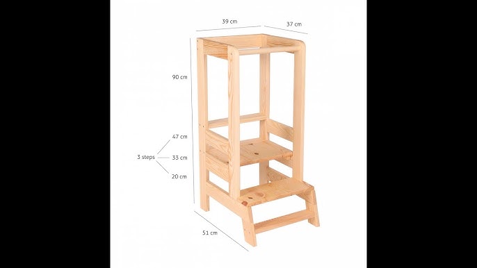 Torre de Aprendizaje Montessori de madera.