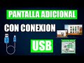 🤪 Cómo Usar SMARTPHONE o TABLET Como SEGUNDO MONITOR para EXTENDER la PANTALLA de tu PC por USB 🧐