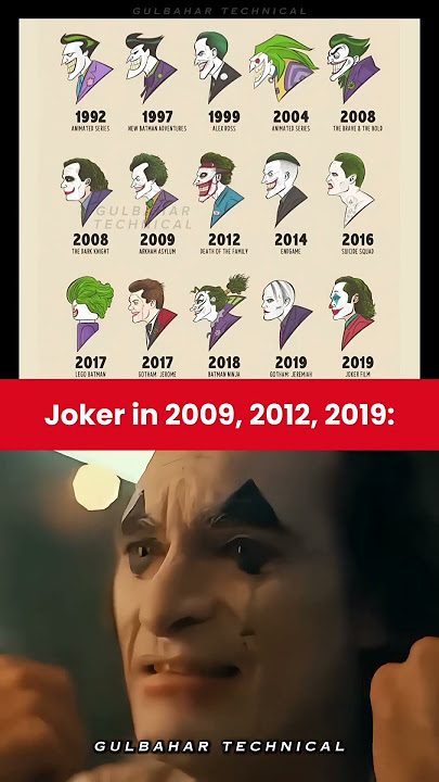 Batman’s Greatest Enemy: Joker’s Complete Evolution! 🔥