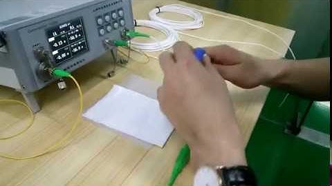 Look! How to test the Insert Loss & Return Loss by RUX