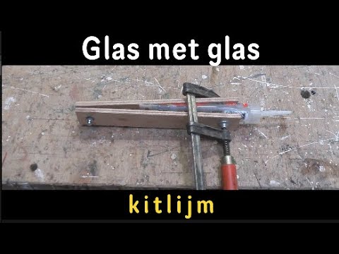 Video: Hoe Glas Op Glas Te Lijmen