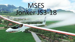 New JS3 Rapture 18m freeware glider for MSFS