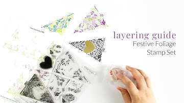 Altenew Layering Video Tutorial for Holiday Cards
