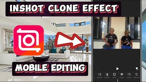 How to CLONE YOURSELF using your phone(INSHOT TUTORIAL)-fast and easy🔥🔥
