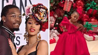Watch Cardi B's Daughter Kulture Absolutely SLAY Christmas Photoshoot