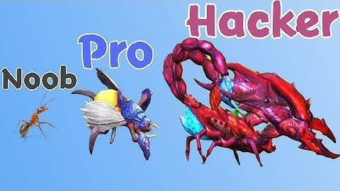 Alien Insects Evolution Gameplay Walkthrough NOOB Vs PRO Vs HACKER - part 1