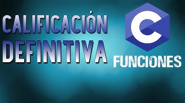 Cómo Calcular la NOTA FINAL de un ESTUDIANTE en C | Con Funciones | #1