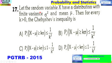 #pgtrbmaths#Question17#probabilityandstatistics#tntrbmaths#ugtrbmaths#TNSETMATHS#TNSETexam#CSIRMATHS