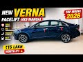 Verna Facelift 2026 HX8 Manual 🔥 Middle Class Luxury Car? Price, Features &amp; Mileage