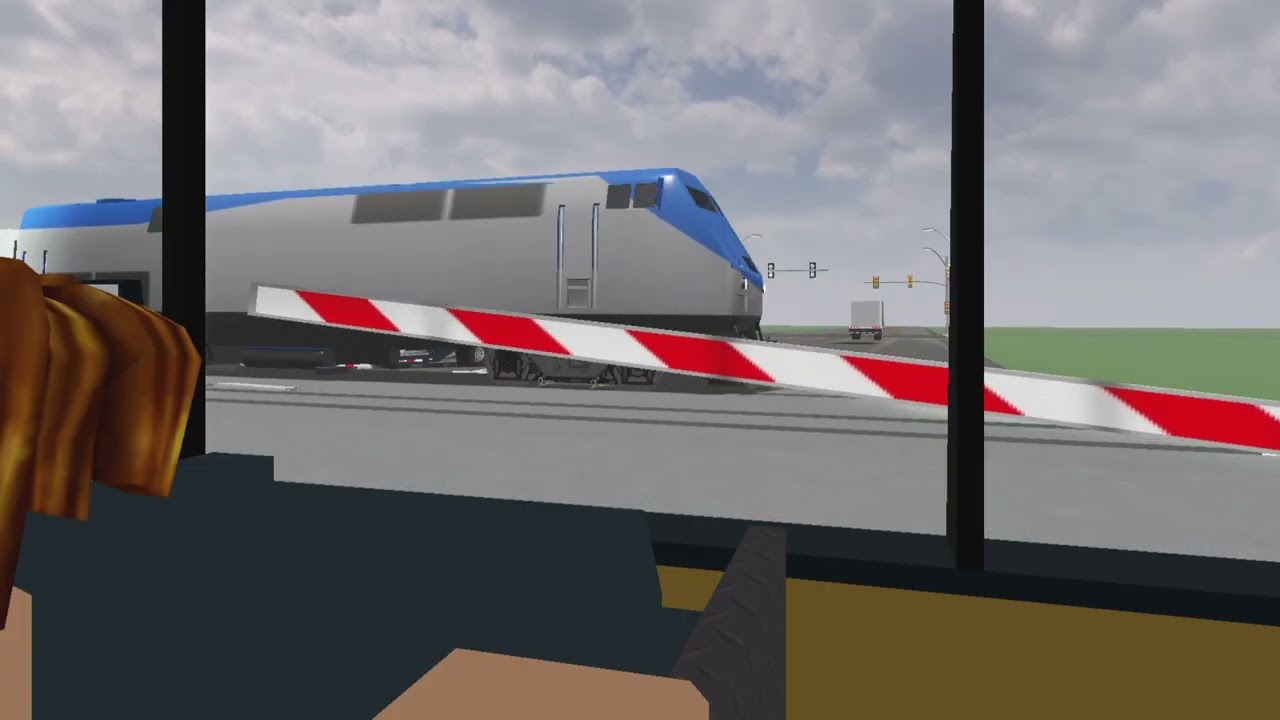 Roblox - Car Crash Train Crossing Dashcam