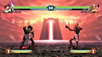 Iori Yagami vs Hwa Jai (Hardest AI) - KOF XIII