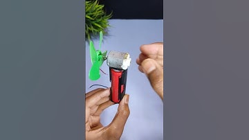 DIY rechargeable fan #shorts #experiment #diy #project #lifehake #fans #invention #youtubeshorts
